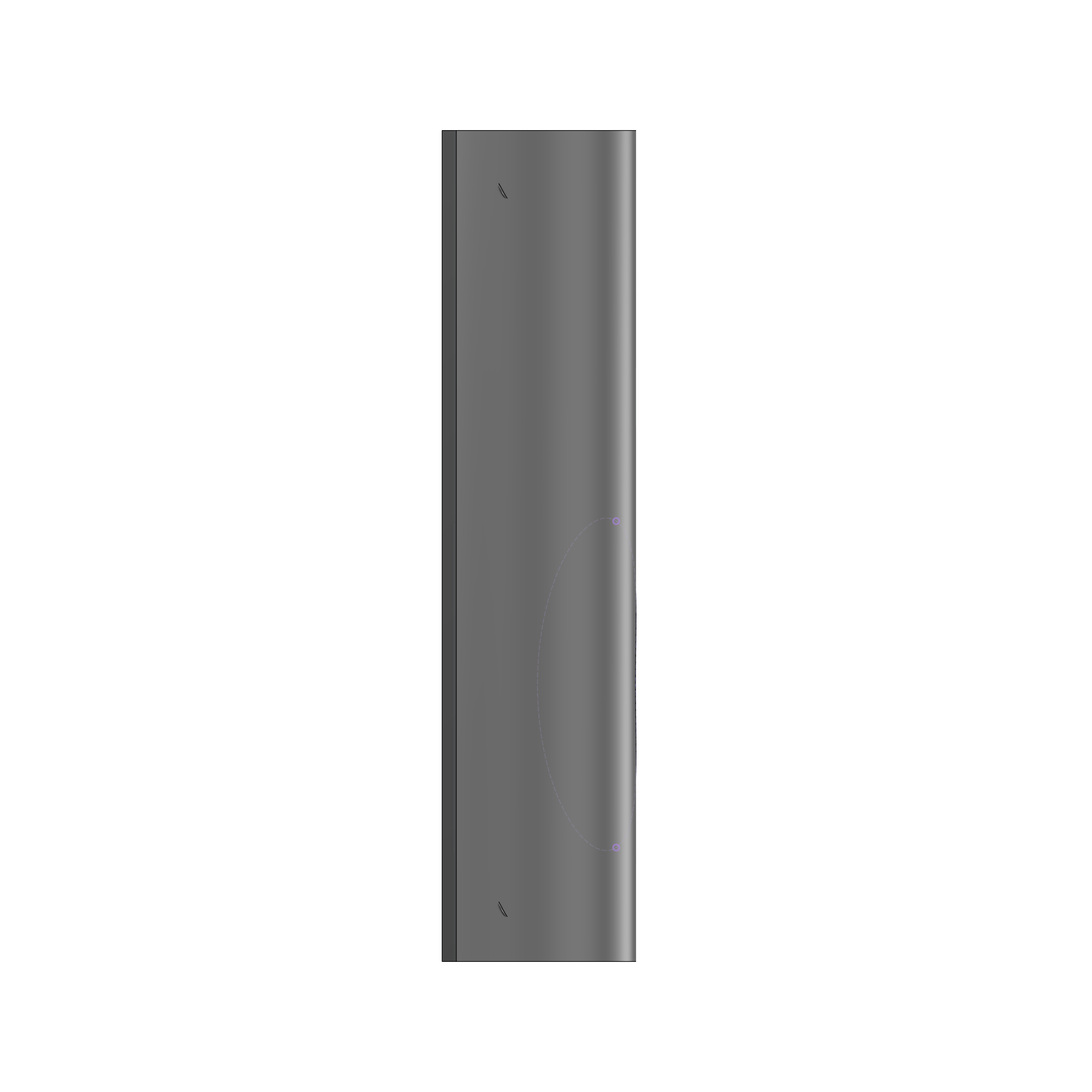 Front profile of the Gene Scout enclosure