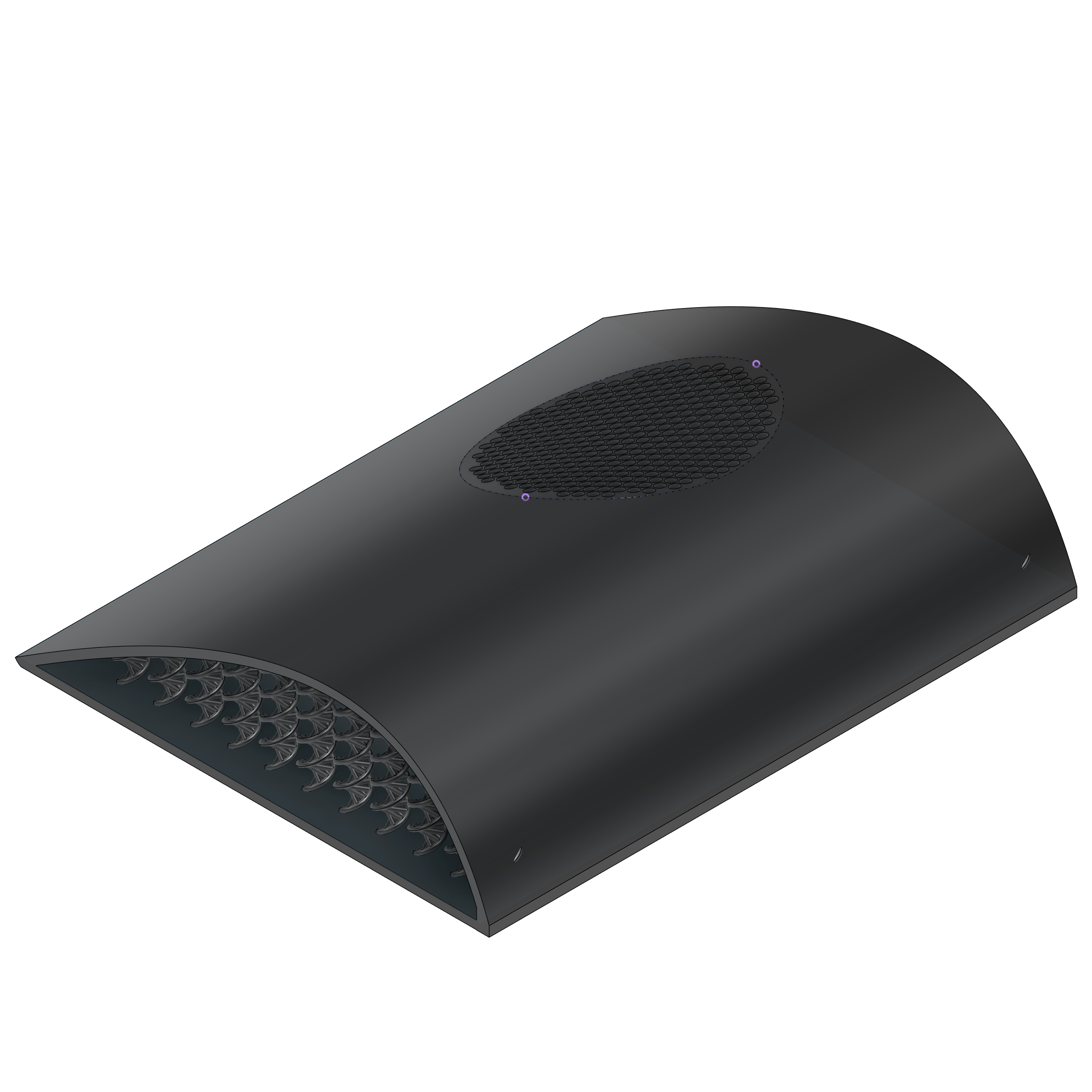 Alternate angle of the Gene Scout enclosure